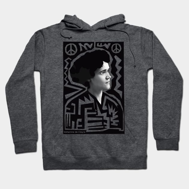 Voltairine de Cleyre Hoodie by Exile Kings 